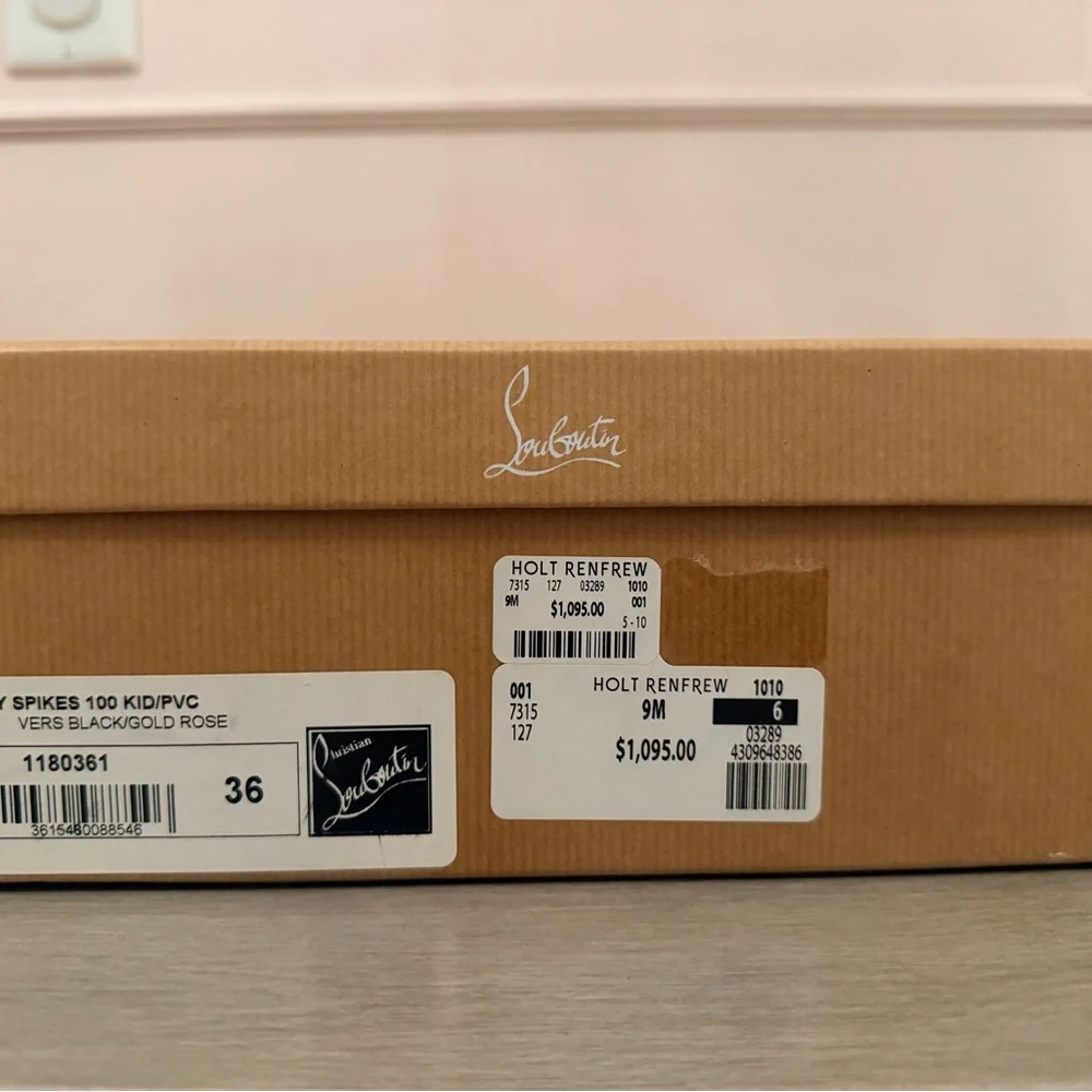Louboutin Nosy Spikes 100 size 36 - Picture 5 of 5